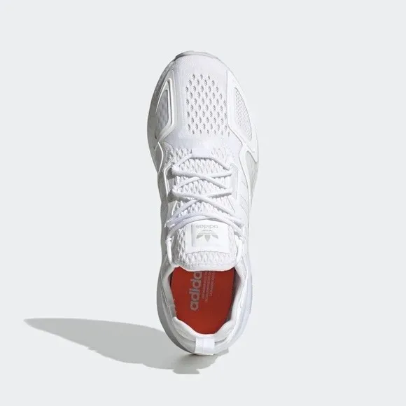 Men’s Adidas Originals ZX 2K Boost Cloud White Shoes FX8834 Size 12.5