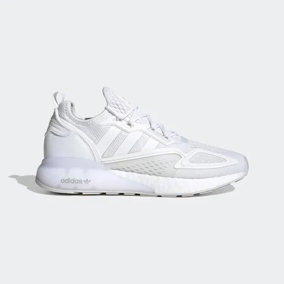 Men’s Adidas Originals ZX 2K Boost Cloud White Shoes FX8834 Size 12.5