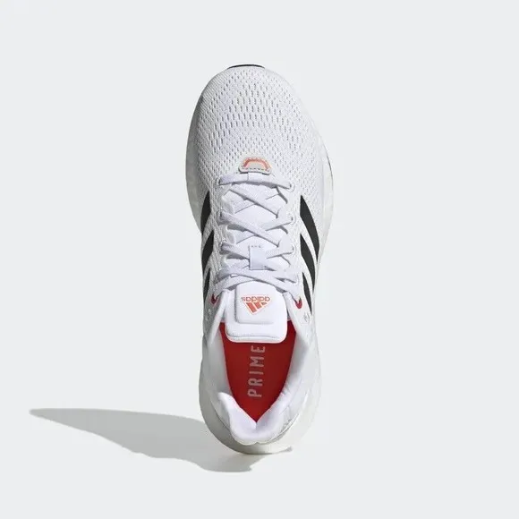 MEN'S adidas PureBoost 21 White Solar Red GY5099 Size 7