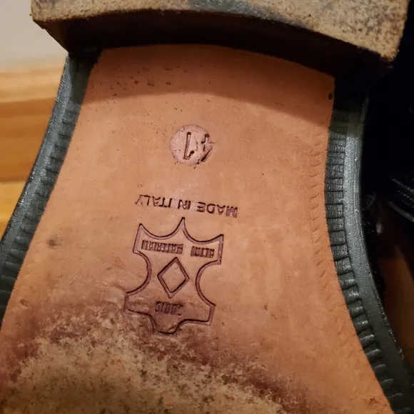 Men's Black Dress Vintage Boots