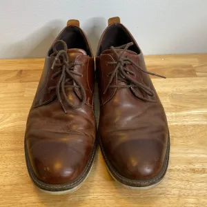 Men’s Ecco Brown Leather Hybrid Oxford Dress Shoes