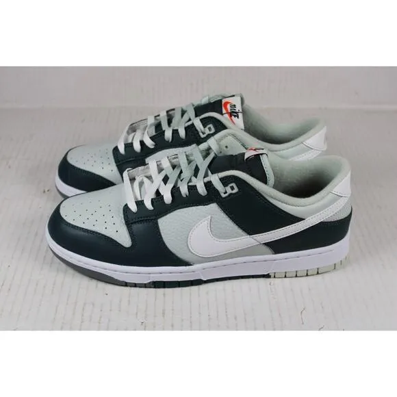 Mens Nike Dunk Low Retro 'Split Deep Jungle' shoes FB8896-300