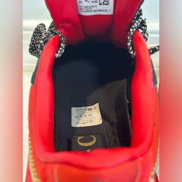Mens Rare Size 4- PUMA RS-X3 NYC Flagship - Black High Risk Red