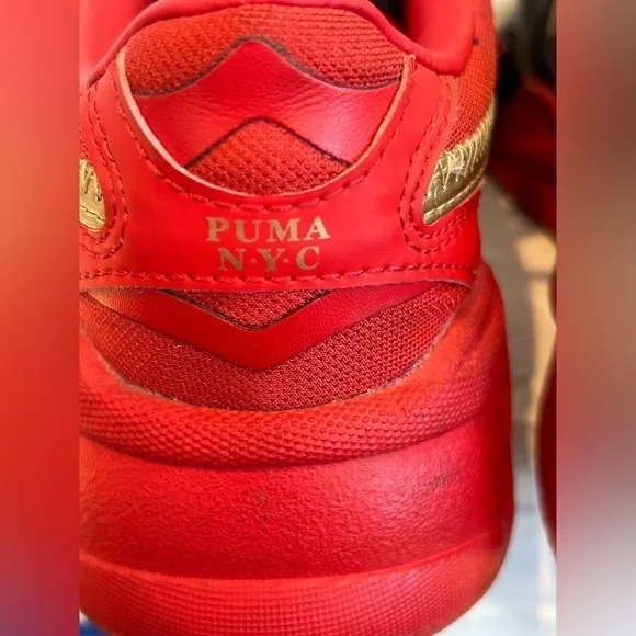 Mens Rare Size 4- PUMA RS-X3 NYC Flagship - Black High Risk Red