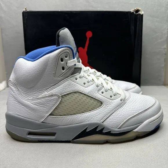 Mens Size 10.5 Air Jordan 5 Retro White Stealth 2.0 Shoes DD0587-140 2021