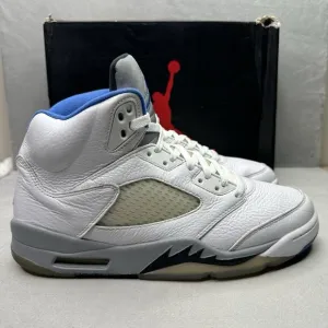 Mens Size 10.5 Air Jordan 5 Retro White Stealth 2.0 Shoes DD0587-140 2021