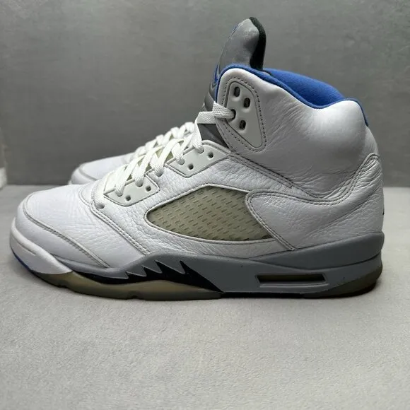 Mens Size 10.5 Air Jordan 5 Retro White Stealth 2.0 Shoes DD0587-140 2021