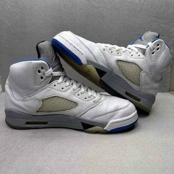Mens Size 10.5 Air Jordan 5 Retro White Stealth 2.0 Shoes DD0587-140 2021