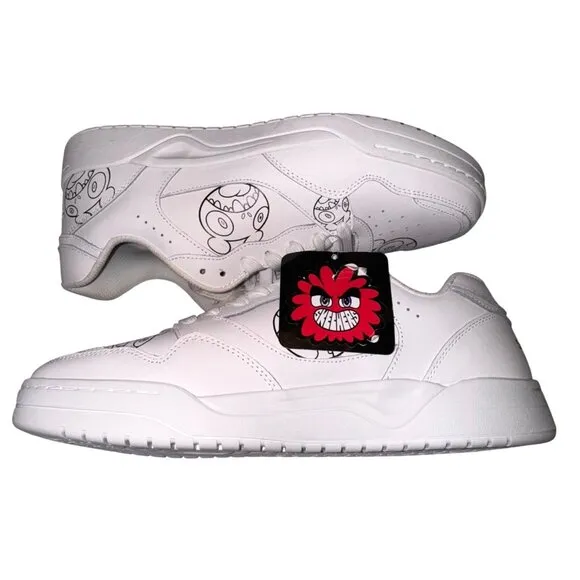 Mens Size 12 Sneakers Skechers Street Koopa-Volley Vexx Gasp White Athletic Shoe