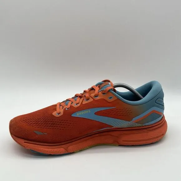 Mens Size 12.5 Brooks Ghost 15 Shoes Orange Sneakers Running Athletic Jogging