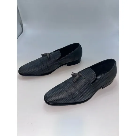 Men's Stacy Adams Gray Tazewell Loafers Size 12