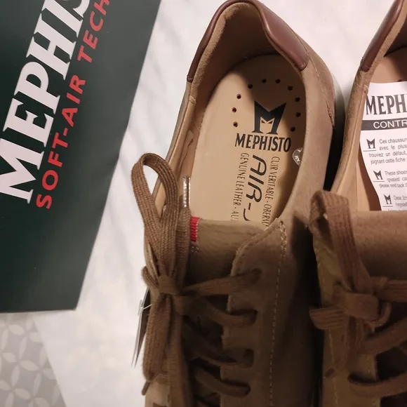 Mephisto Tan Sneakers Low-Top Casual
