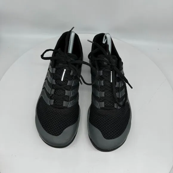 Merrell Ever Glove Barefoot Mens Black/Gray Minimalist Trail Running Shoes Sz 7