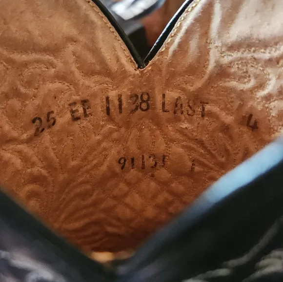 MEZCALERO Black Horse Embroidered Cowboy Boots