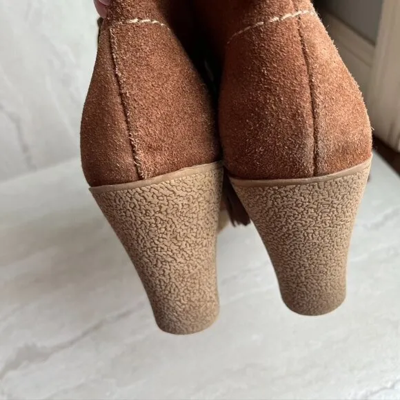 MIA WEDGE BOOTS BRAND BOHO MOCCASIN Size 6