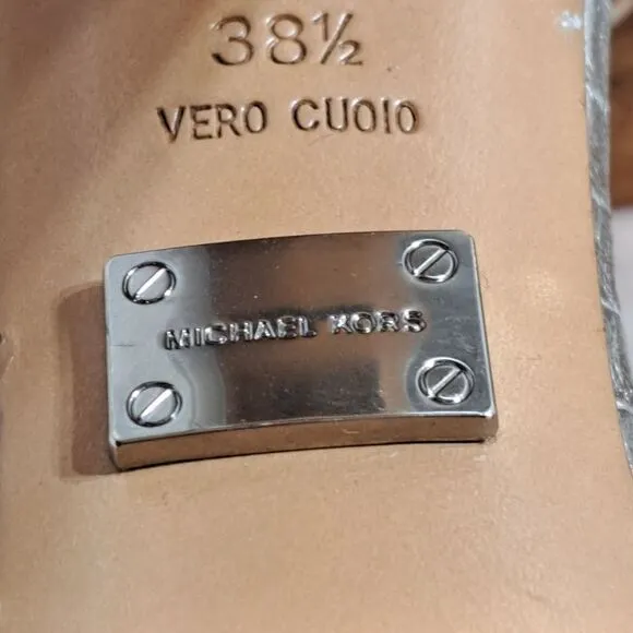 Michael Kors Chunky Heel Rhinestone Shoe New with Dustbag
