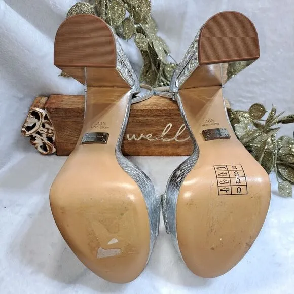 Michael Kors Chunky Heel Rhinestone Shoe New with Dustbag