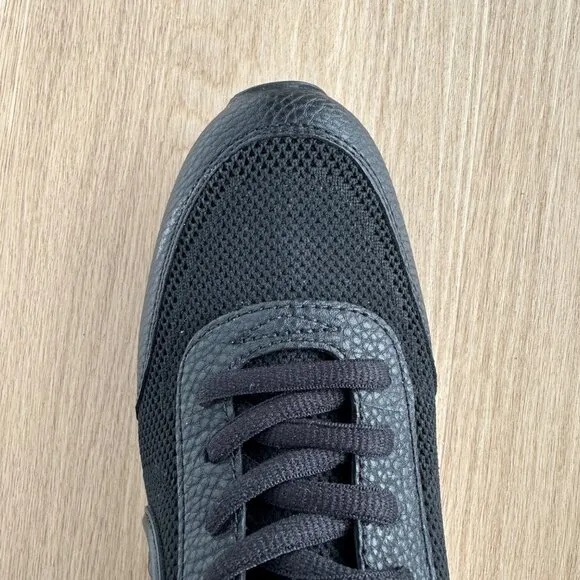 ⭐MICHAEL KORS Jenkins Knit Trainer Sz 7.5 Womens Casual Shoes Sneakers Black New