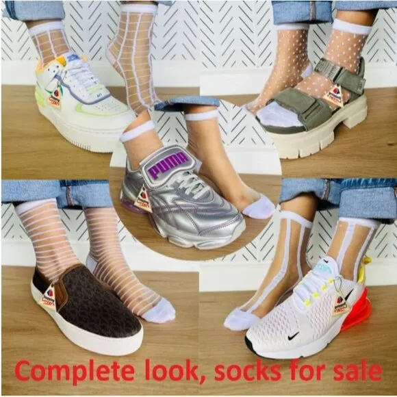 ⭐MICHAEL KORS Jenkins Knit Trainer Sz 7.5 Womens Casual Shoes Sneakers Black New