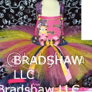 MINIONS Overall tutu dress, shirt,shorts and shoes