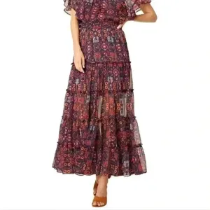 Misa Los Angeles Skirt Womens XS Boho Cottagecore Sheer Evermore Swiftie