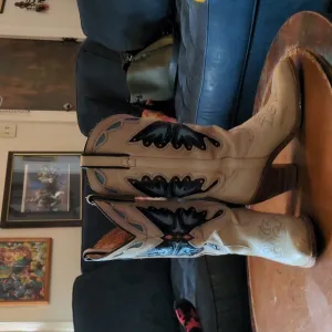 Miss  Capezios Brittany Spears Butterfly Boots! VINTAGE