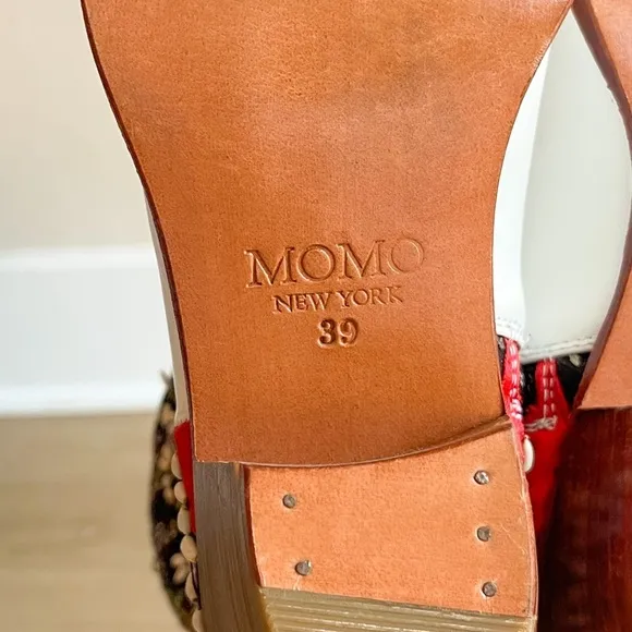 MOMO New York | TRIBAL EMBROIDERED POINTED ANKLE BOOTS NALIA Size: 8