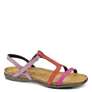 NAOT Judith Sandals Pink Leather Uppers Size 41 / 10 Strappy Boho Cork