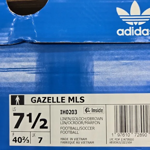 New Adidas LAFC Los Angeles FC MLS Gazelle Men's Shoes Size 7.5