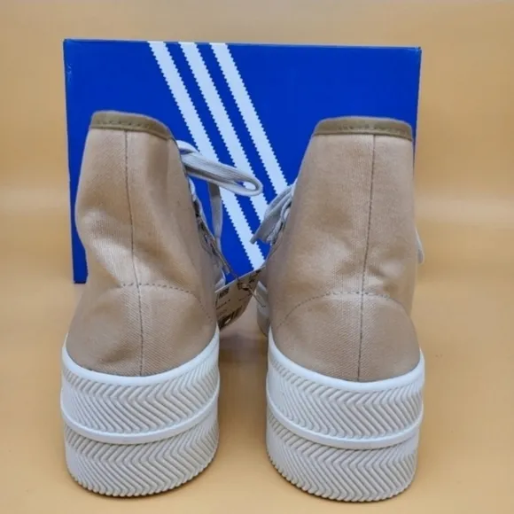 New Adidas Nizza 2 Platform 'Pale Nude' Men's Shoes Size 8