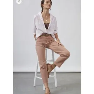 NEW Anthropologie Pilcro The Vintage Mango Straight Jeans - Size: 32 Waist