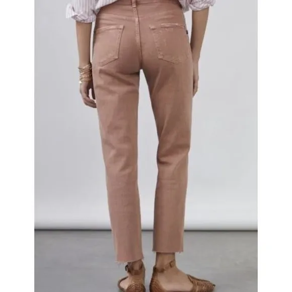 NEW Anthropologie Pilcro The Vintage Mango Straight Jeans - Size: 32 Waist