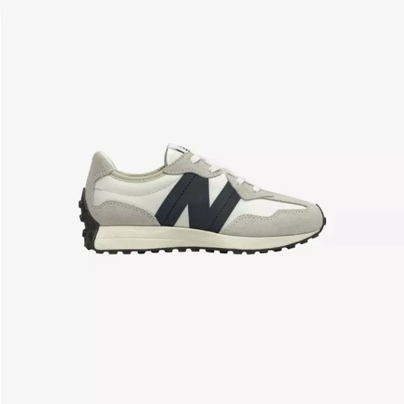 New Balance 327 White/Black Sea Salt Grey PS327FE  (PS) Size Unisex Kids NWB
