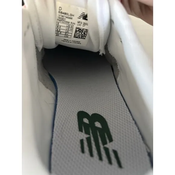 New Balance 480 Basketball Inspired Sneakers in Green/White Men’s 5 Women’s 6.5