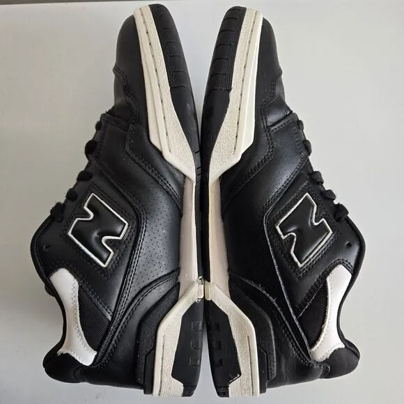New Balance 550 'Black White' Leather BB550SV1 Retro Shoes Men Sz‎ 11.5 Panda