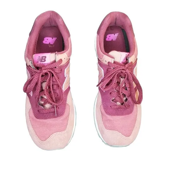 New Balance 574 v2 Women's Size 10 Red Pink Retro Running Shoes Sneakes WL574WH2