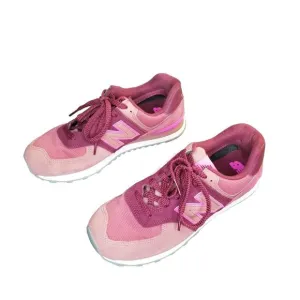 New Balance 574 v2 Women's Size 10 Red Pink Retro Running Shoes Sneakes WL574WH2