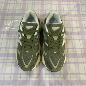 New Balance Army Green Retro Running Shoes