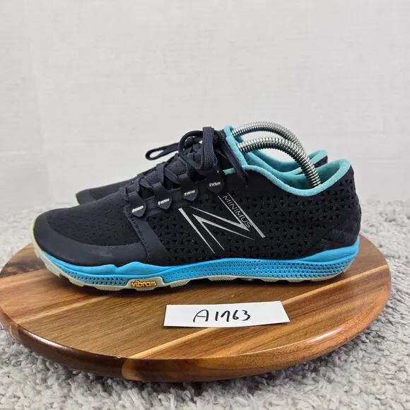 New Balance Minimus Trail 10v4 Black Blue Athletic Minimalist Shoes Womens 9.5 B