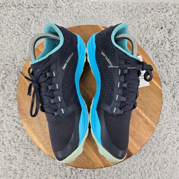 New Balance Minimus Trail 10v4 Black Blue Athletic Minimalist Shoes Womens 9.5 B