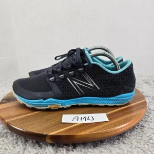 New Balance Minimus Trail 10v4 Black Blue Athletic Minimalist Shoes Womens 9.5 B