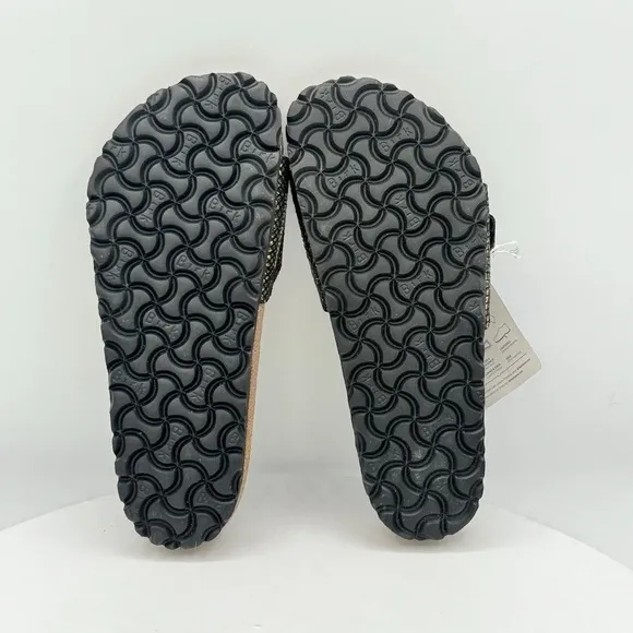 NEW BIRKENSTOCK Madrid Brown Python Sandals Size EU36 Reg Width CLR Brown/Black