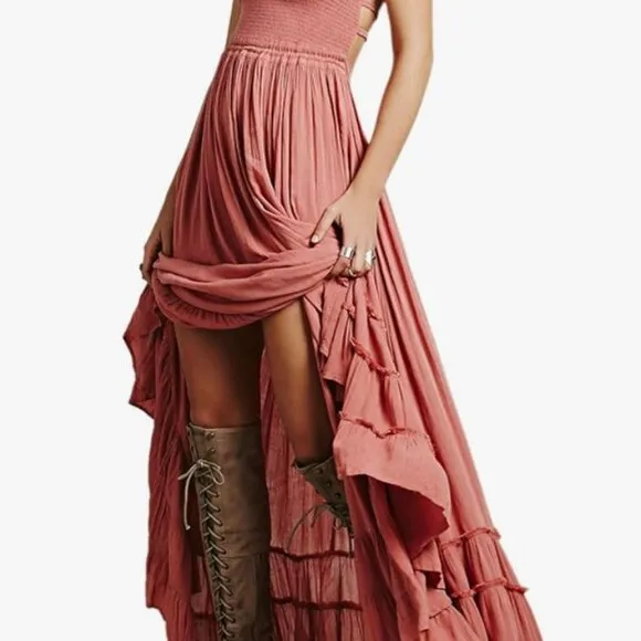 NEW Boho Chic Floral Maxi Dress – Effortlessly Elegant &amp; Flowy