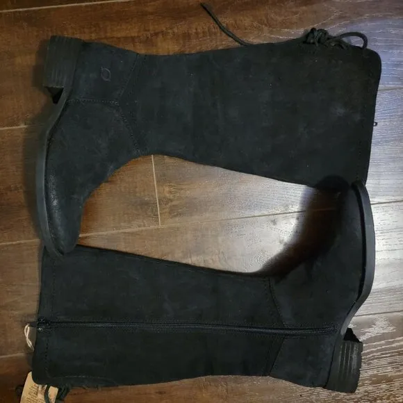 NEW Born Hayden Knee High Boots Womens 6 Suede Comfort Contemporary Whimsigoth