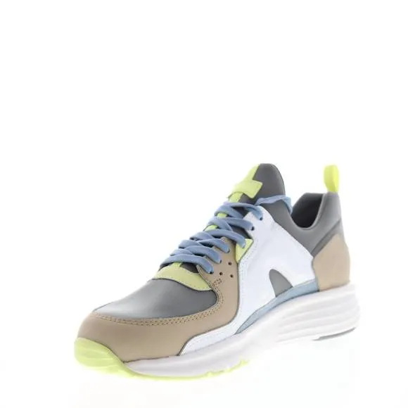 NEW CAMPER men's low top lace up sneakers shoes in lamper beige, pad. swing/kit