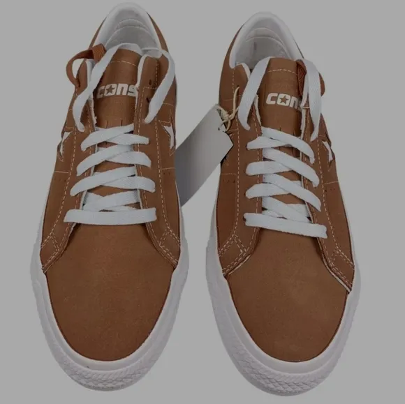 NEW Converse One Star Pro Ox Natural Clay White Shoes Suede Fashion Sneakers