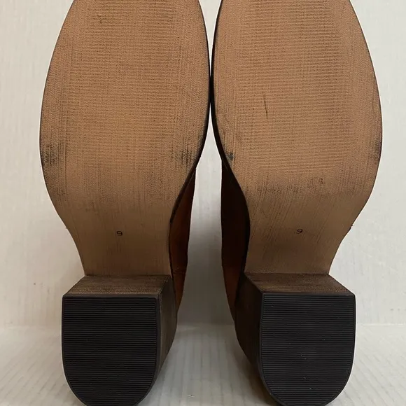 NEW Diba True Ser Eeta Suede Ankle Chelsea Bootie Cognac Brown Size 9