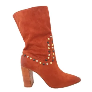 NEW Free People Dakota Boots Womens 9 Suede Slouch Boho Country Western