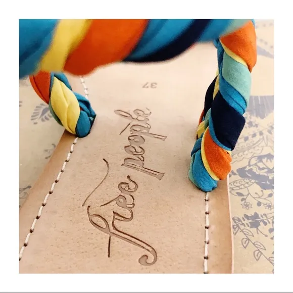 NEW FREE PEOPLE | Havana Gladiator Sandal Multi Braid Size 7