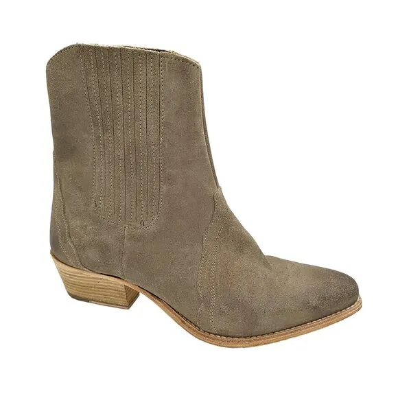 NEW Free People New Frontier Western Boots Womens 9 Suede Country Cowgirl Boho